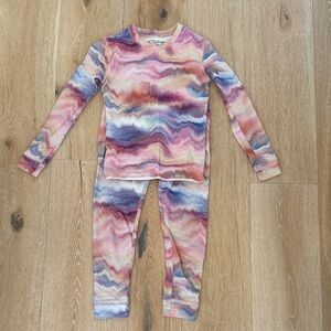 PJ Salvage Sunset Glow Pajamas Sz S 8